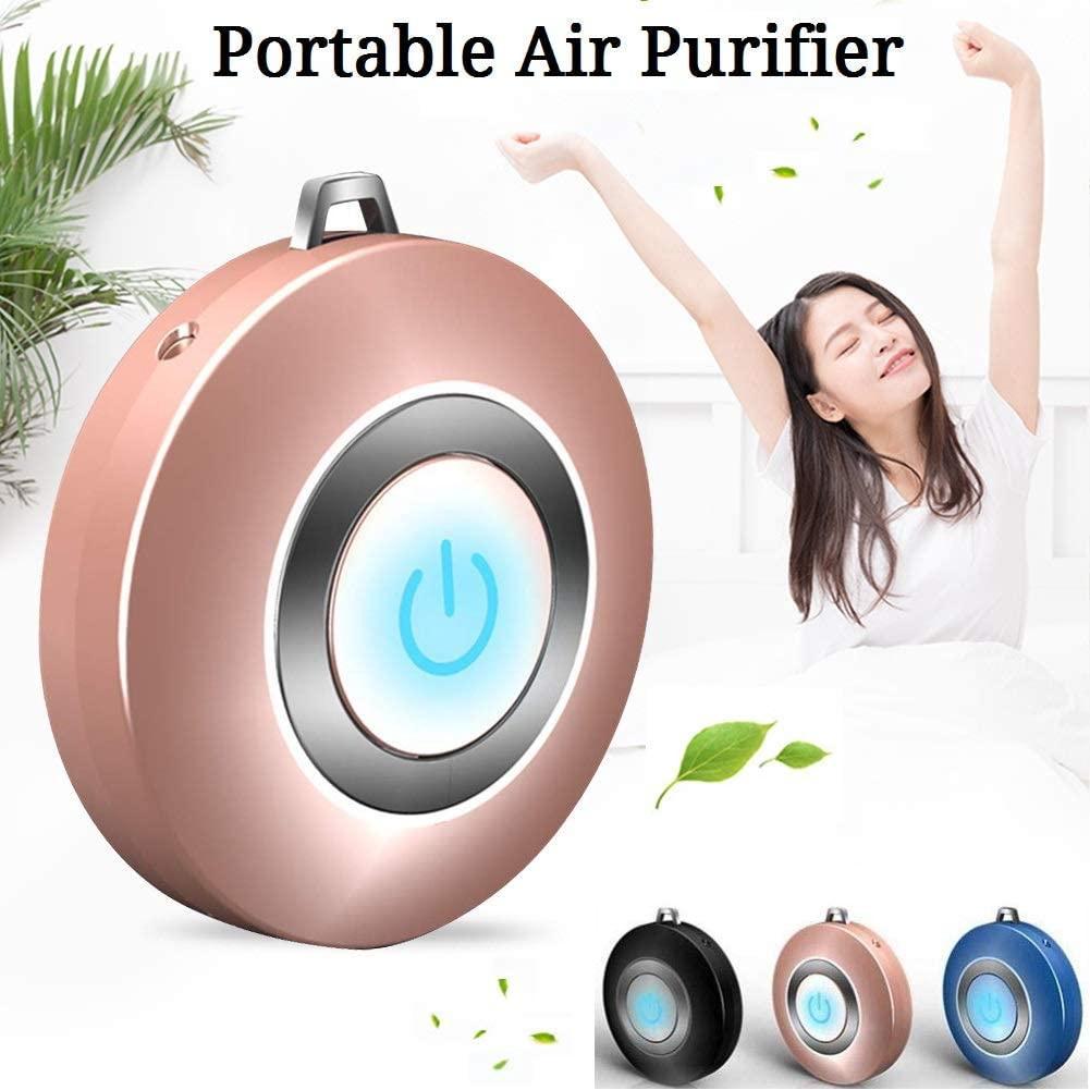

Homlly Portable Air Purifier Ionizer Wearable Necklace( X2 PCS) X2PCS рожевий червоний колір