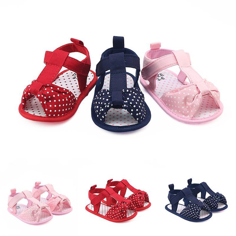 Buy 012M Infant Baby Girl's Bow Soft Sole Antislip Princess Sandal