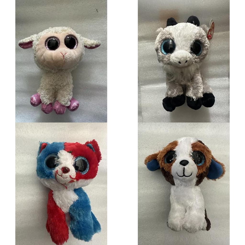 Cute Big-eyed Plush Dog Poodle Chihuahua Husky Doll Christmas Kids Gift Toy