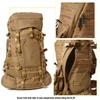 [MT] Military Backpack, USMC Style, ILBE1.0, Large Capacity 80L, Waterproof, Outdoor, Survival, Camping, Hiking, Multicam (ILBE1.0)