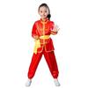 With Belt Kungfu Uniform Long Sleeves Martial Art Uniform Fashion Tai Chi Uniform  Children