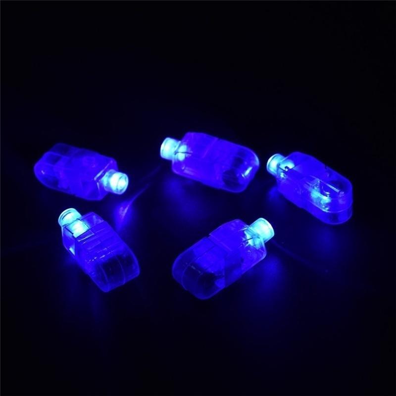 10PCS Fluorescent Ring Finger Lamp Led Luminous Children's Toys Flashing Concert Props Light Up Led Toys