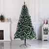 Snow-Flocked Christmas Tree with Pine Cones & Red Berries – Artificial Xmas Tree in Multiple Sizes (120cm–240cm)