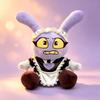25CM Funny Maid Jax Plush Rabbit Doll Holding Gun Soft Stuffed Animal Amazing Digital Doll Circus Cartoon Toy For Kids Gift