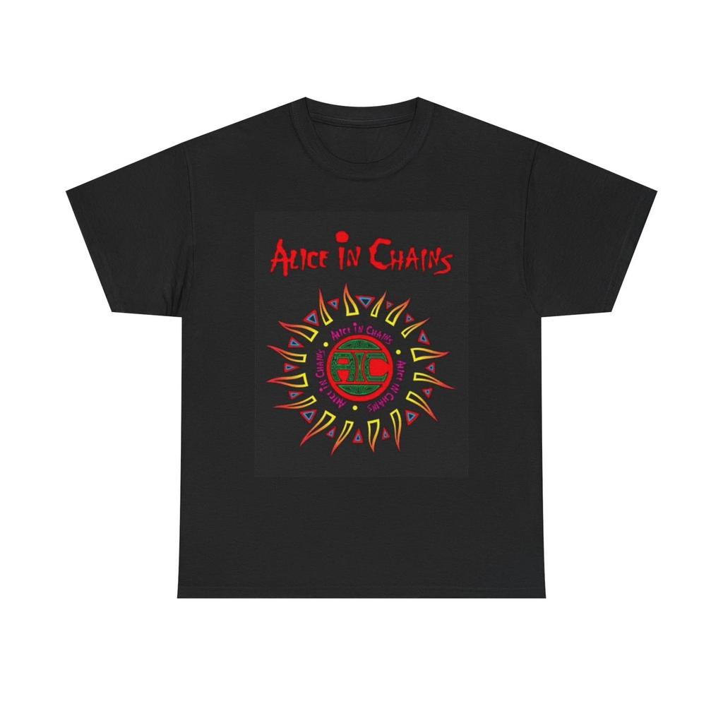 Alice In Chains Graphic T Shirt Retro Rock Band Merch Unisex Heavy Cotton Tee