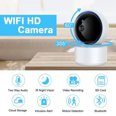 Vnitřní bezpečnostní kamera DIDSeth, PIR Motion, Detekce člověka, Smart Life WiFi CCTV Video Surveillance, Baby Monitor, Tuya, 5MP PT