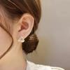 S925 Silver Triangle Staggered Earrings: Elegant Retro French Drip Glaze Earrings for Women