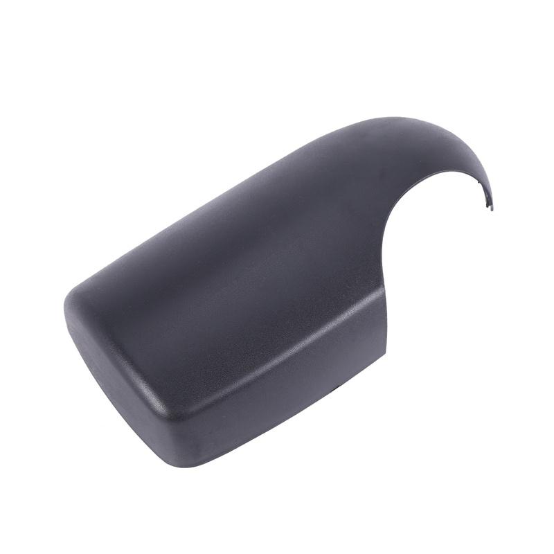 2Pcs ABS Black Door Wing MIRROR COVERS Near Passenger L+R For FORD TRANSIT MK6 MK7 2000-2014