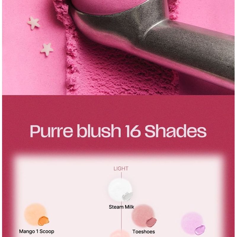 tip toe - Blurry Puree Blush - 16 Colors