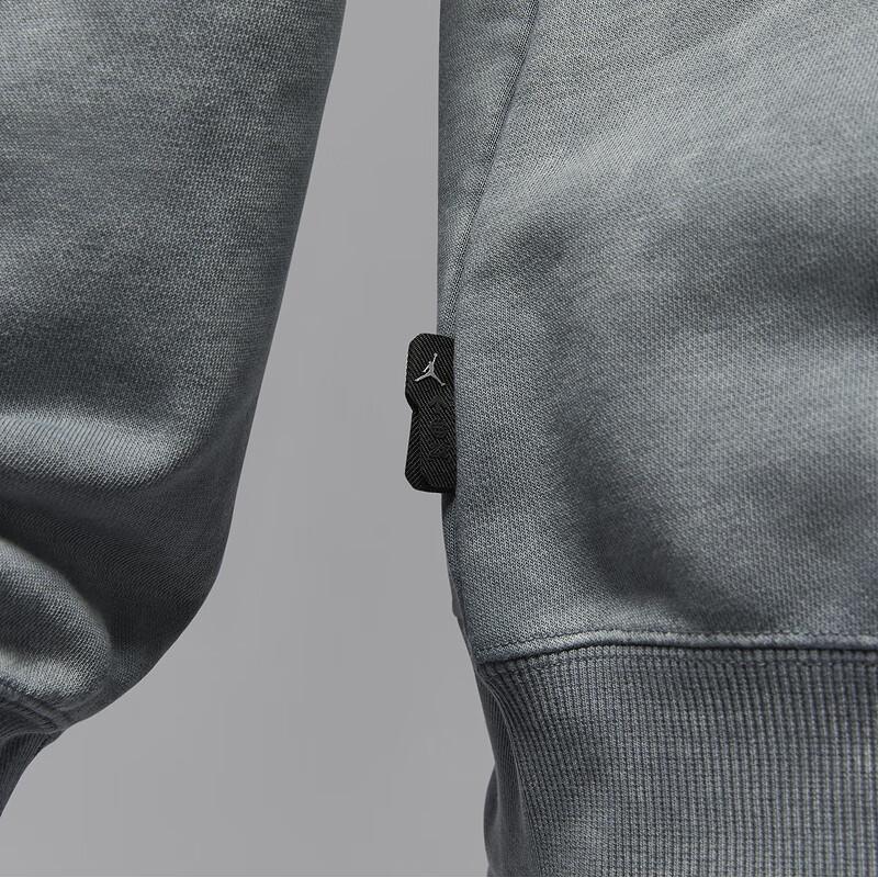 Jordan Letter Fashion Comfortable Versatile Round Neck Sweatshirt Women Sweatshirt Gray HV8954-065