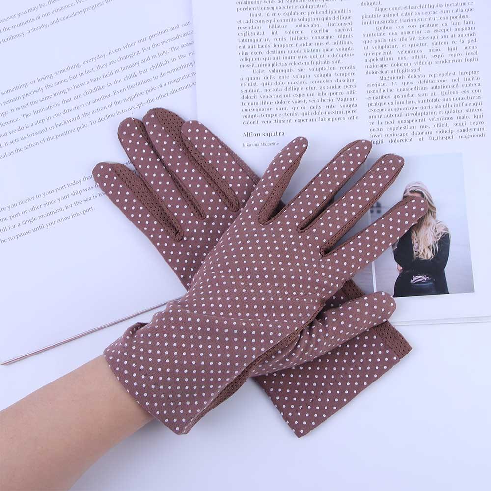 Summer Sunscreen Thin Driving Short Gloves  Sun Protection Gloves