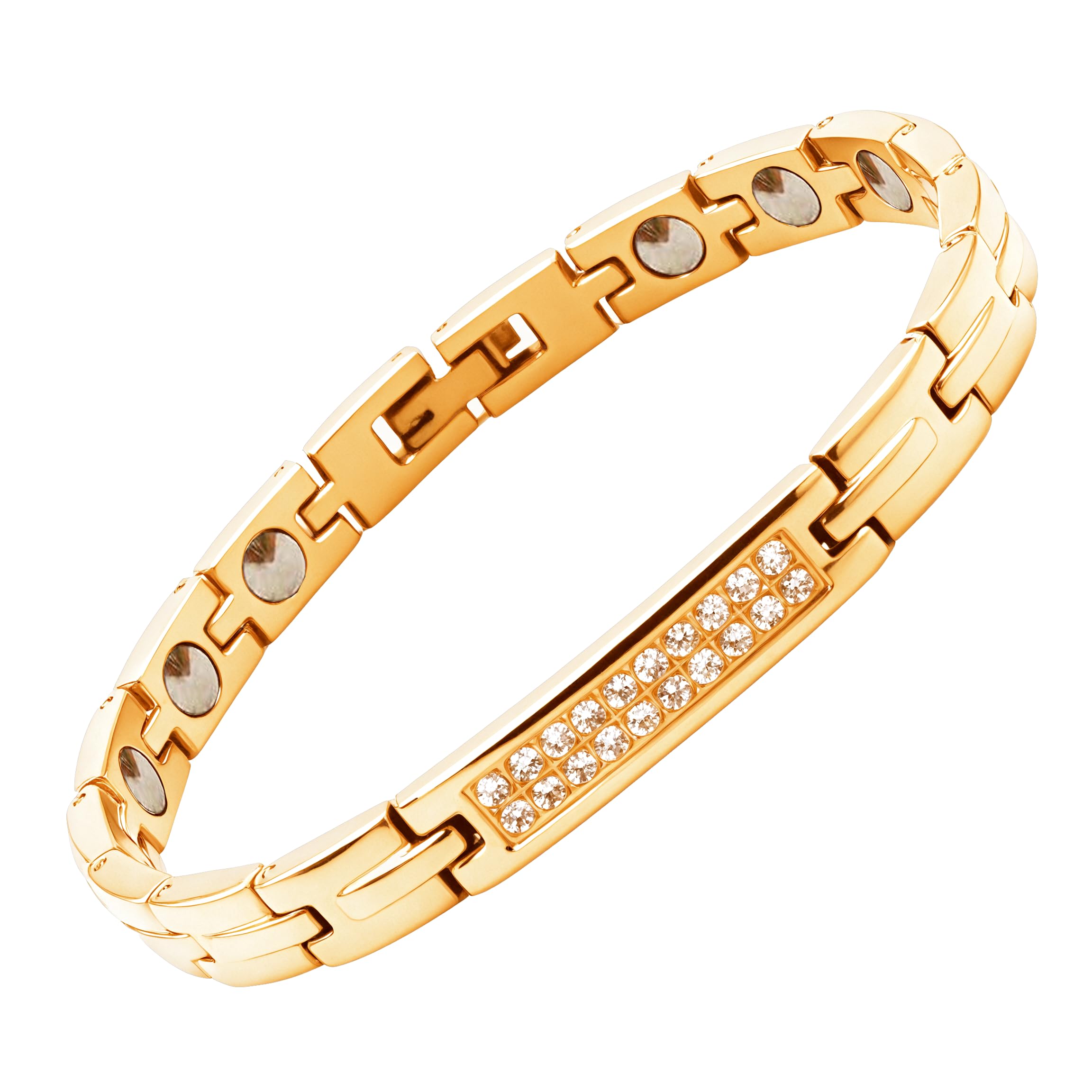 

Германиевый браслет для здоровья Титановый Нежный и регулируемый Поставляется в эксклюзивной подарочной коробке Женский, 99,999% чистый, Антистатический, Аксессуар, Сталь, золотой