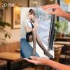 Chic WindowSide Girl Iron Wall Art WeatherResistant Metal Plaque with PreDrilled Holes