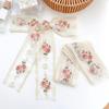 5 Yards Flower Embroidery Lace Ribbon For Bow Making Clothing Decor Sewing Fabric Craft Supplies Needlework Accessories