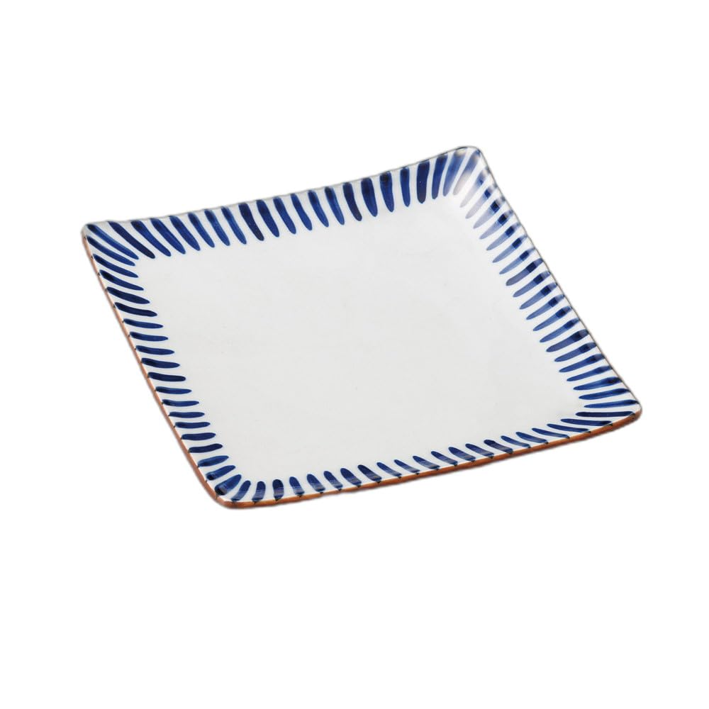 Aijugusa square plate Square plate 6.0 [17.7×17.7×2.5cm]
