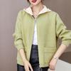 Middle-aged and Elderly Women Knitted Sweater Cardigan Mother Spring and Autumn Coat Fashionable Red Zodiac Year Top Clothes New Year Outfit