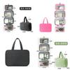 Urban Minimalist Polyester Travel Toiletry Organizer With Multicolor Compartments For Daily Use