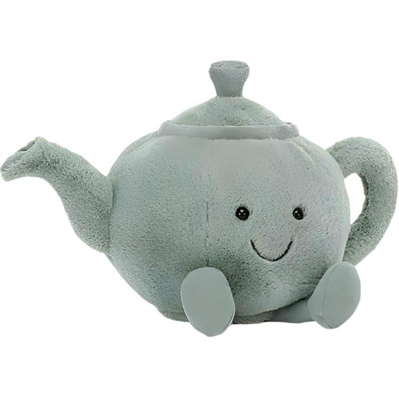 

JELLYCAT Fun Items Series Funny Teapot Soothing JELLYCAT Character Doll Plush Figure 20cm High