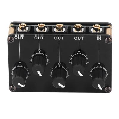 TX400 Sound Line Mixer 4-Kanal Mini-Stereo Tragbarer Passivmixer Kompakte Soundkonsole