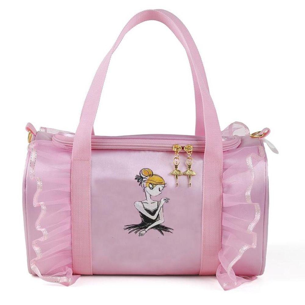 One Shoulder Child Ballet Lace Bags Waterproof Ballet Backpack Girl Kids Dance Bag  Dance