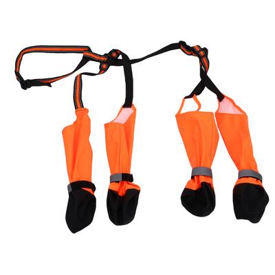 Dog Suspender Boots Breathable Adjustable Touch Fastener Water Proof Dog Shoes Paws Protector for Outdoor Walking