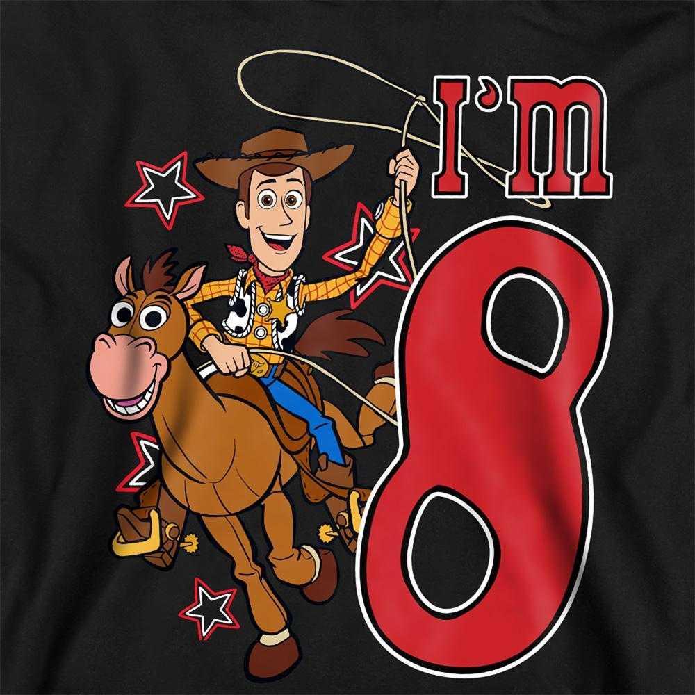 Toy Story Childrens/Kids IÂ´m 8 Woody Birthday Pullover Hoodie