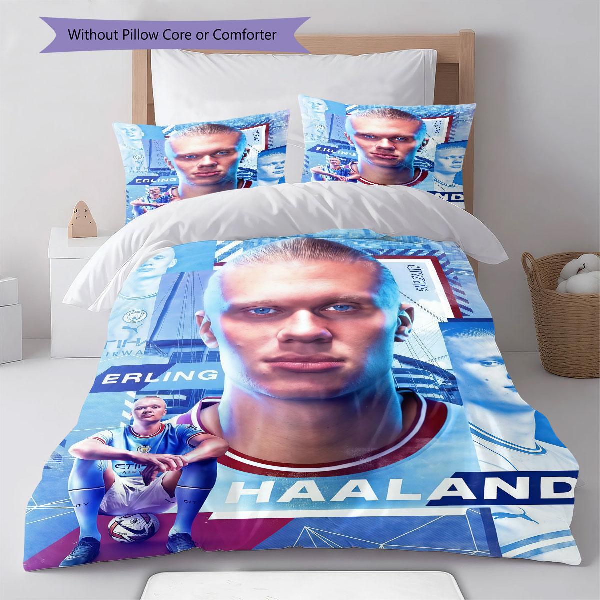 Erling Haaland King Bedding Quilt Set