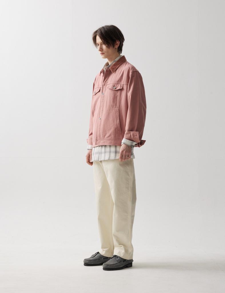 Namerclothing Basis Trucker Jacket Pink