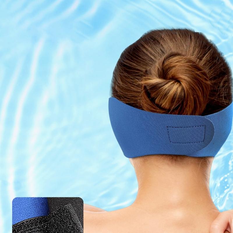 Adjustable Swimming Ear Hair Band Swimming Ear Protections Headband Ear Protections Guard Band for Swimming or Bathing