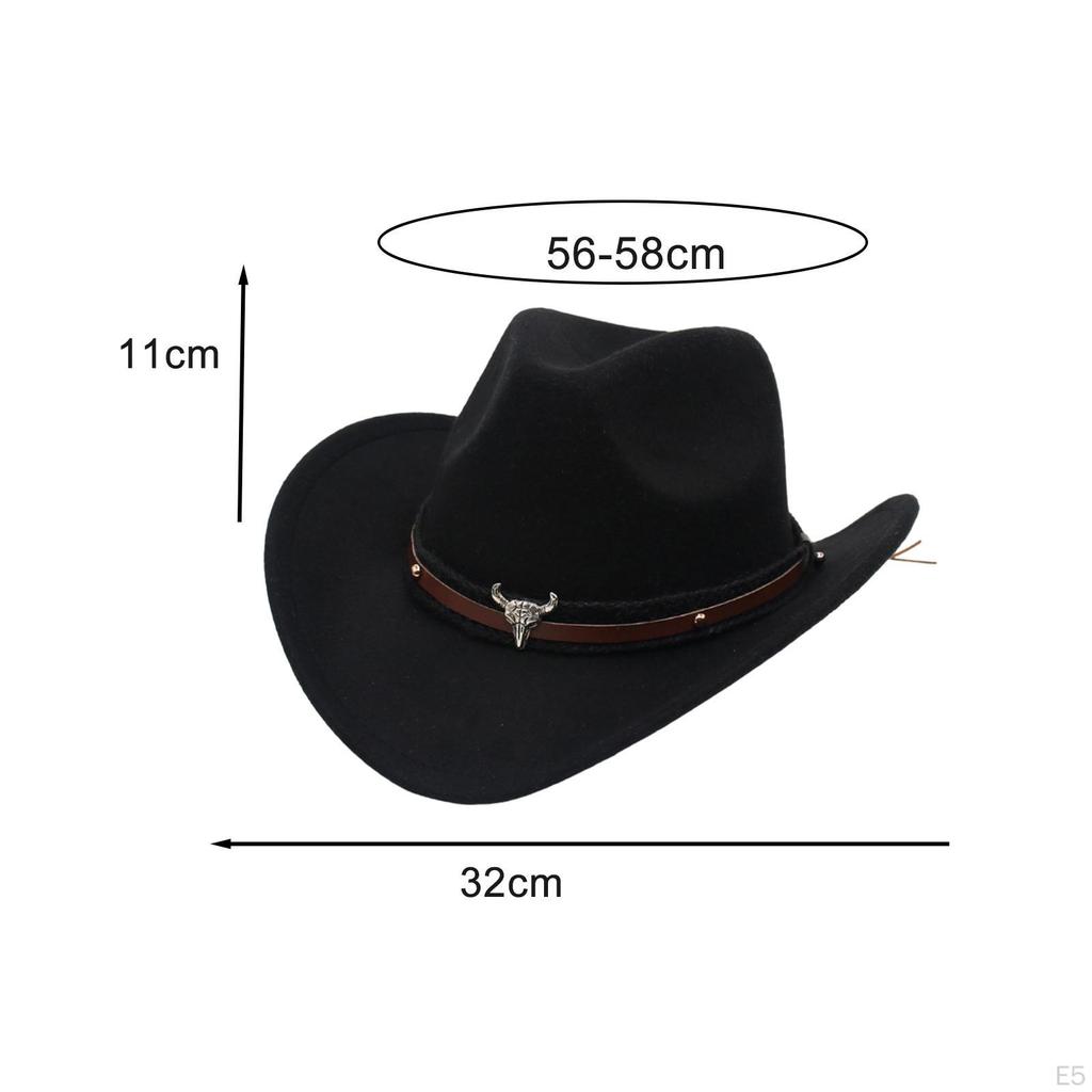 Cowboy Cowgirl Hat Sombrero Caps Fashion Photo Props Decoration Sun Protection for