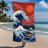 Tropical Monstera Leaf Minimal Print Beach Towel Quick Dry Soft Microfiber Towel For Summer Beach Pool Home Decor