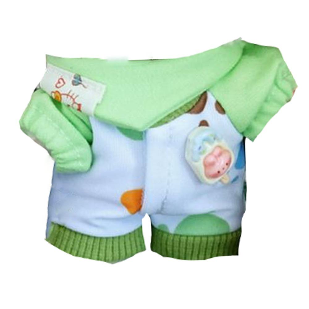 

Suspender Sitting Labubu Doll Clothes Jumpsuits 17cm Plush Dolls Clothes Cotton Doll Accessories style 5