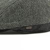 Autumn Winter Warm Hat Men's Beret British Retro Wool Forward Cap Peaked Cap