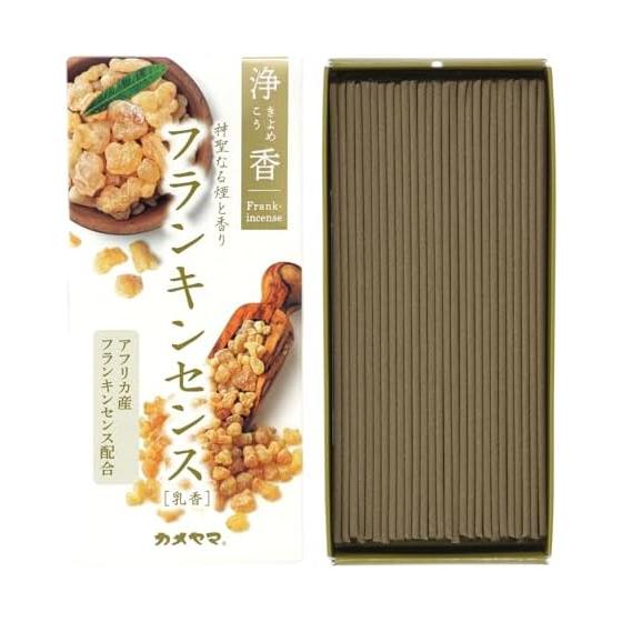Kameyama Purifying Incense Frankincense Approx. 70g Approx. 170 Incense Cleanse Relax Refresh