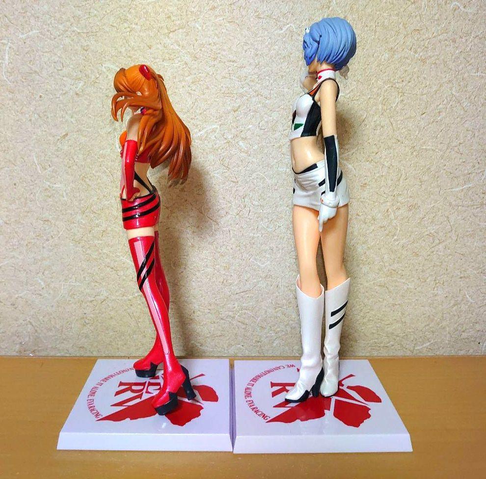 [USED] Evangelion Racing Premium Figure Asuka Rei Ayanami