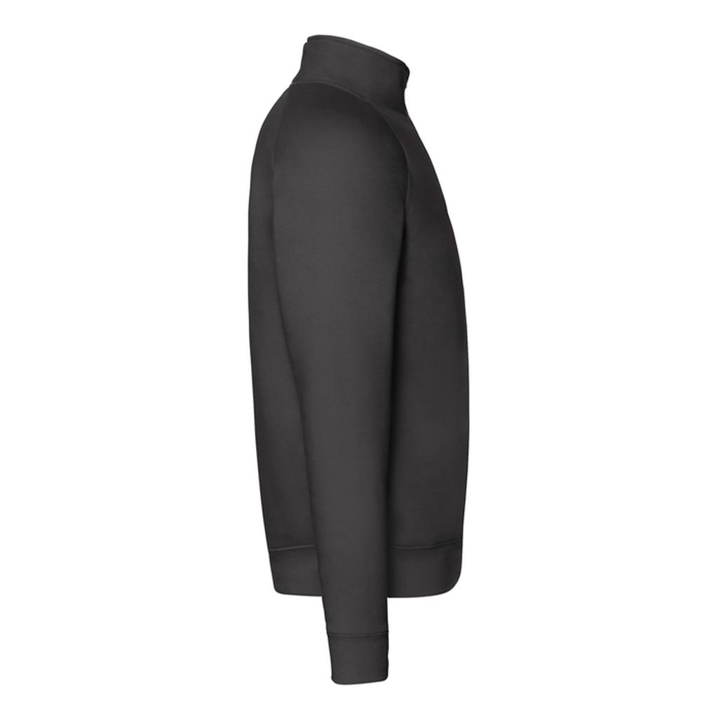 Fruit of the Loom Mens Premium Zip Neck Sweatshirt