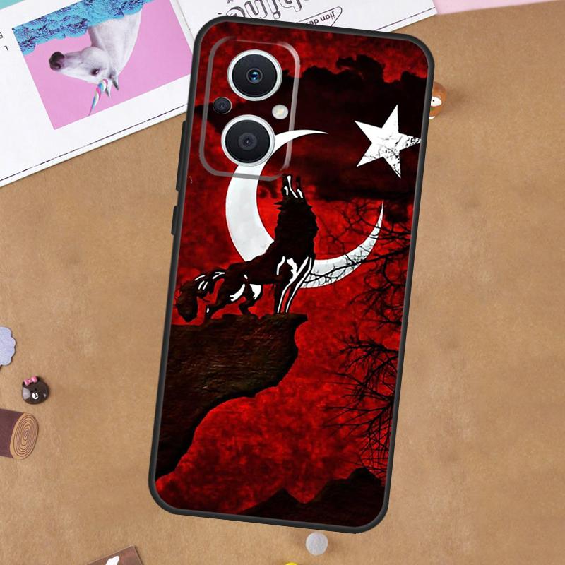 Turkey Turkish Flag Case For OPPO Reno 11 10 Pro 8 7 6 5 4 Lite 8T 5Z 4Z 11F OPPO Find X5 X6 Pro X2 Neo X3 Lite