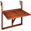 Hanging Wooden Foldable Balcony Table