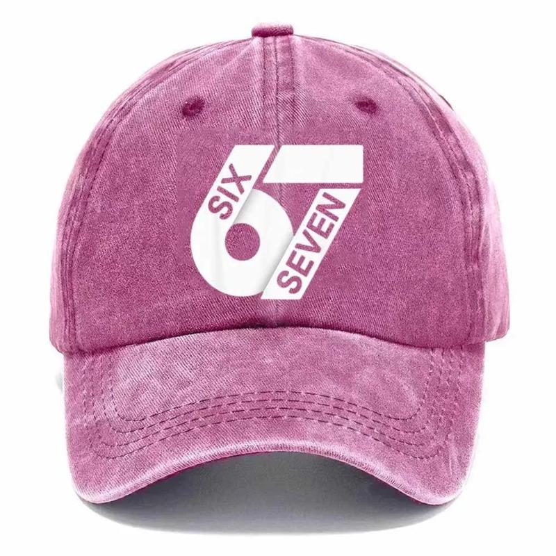 67 Meme Funny Six Seven Sun Baseball Cap Casual Men Adult Hip Hop Hats Print Hiking Fishing Baseball Caps Gift Idea