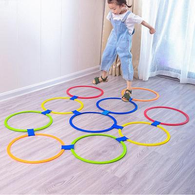 10 Stück Himmel-und-Hölle-Ringe für Indoor-Outdoor-Aktivitäten