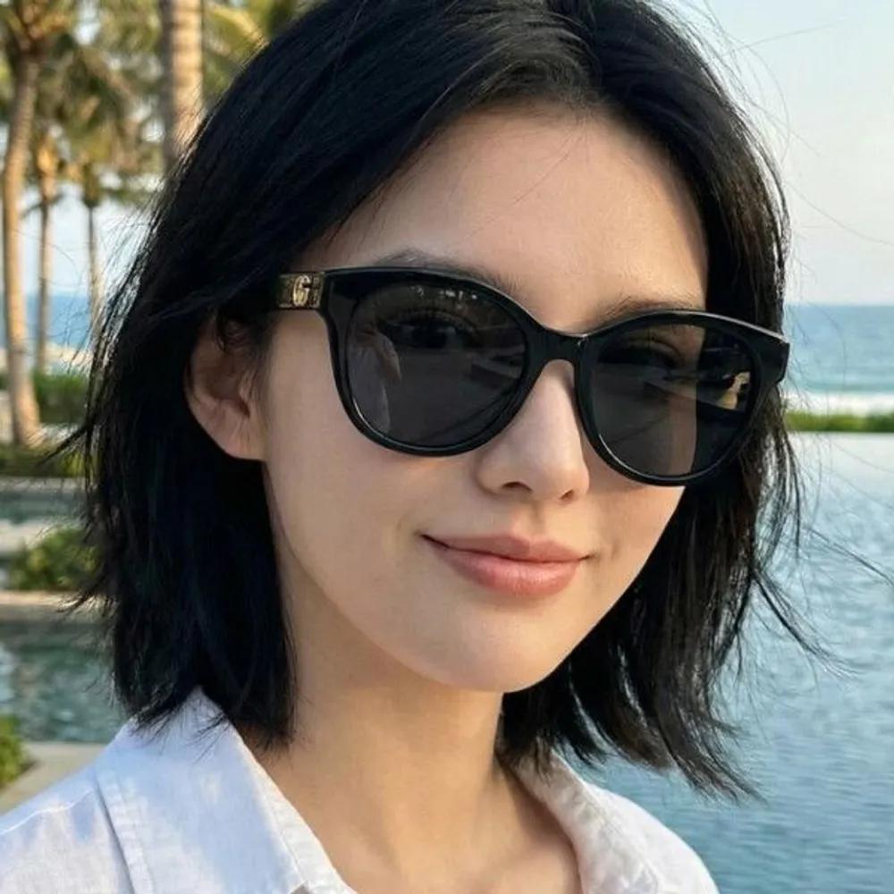 

[Gucci] Sunglasses GG1002SK 001 Black Horn-rimmed
