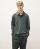 Il Corso Wool Blend Cozy Polo Knit Charcoal Grey Iesw5F505Cg