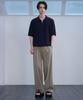 DRAW FIT [Fashion Planet X Drawfit] Cooling Relaxed Wide Elastic Waist Pants [Dusty Beige]