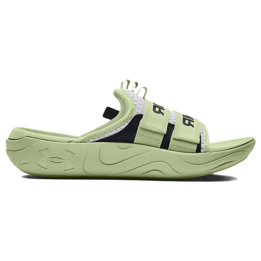 Under Armour Alpha Slide Φωσφορίζον Πράσινο Unisex Αθλητικά Παπούτσια Λευκά 3025051-103