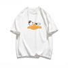 2023 Women’s Summer Cartoon Duck Loose Round Neck Short-Sleeve T-Shirt