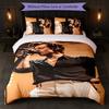 Set Copripiumino 3 Pezzi Stampa Harry Styles 1 Copripiumino e 2 Federe Biancheria da Letto Morbida per Camera da Letto Domestica