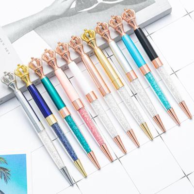 1 Pcs Kreative Crown Metall Kugelschreiber Büro Drehen Schule Schreibwaren Versorgung Teleskop Lehrer Geschenk Spinning Shiny