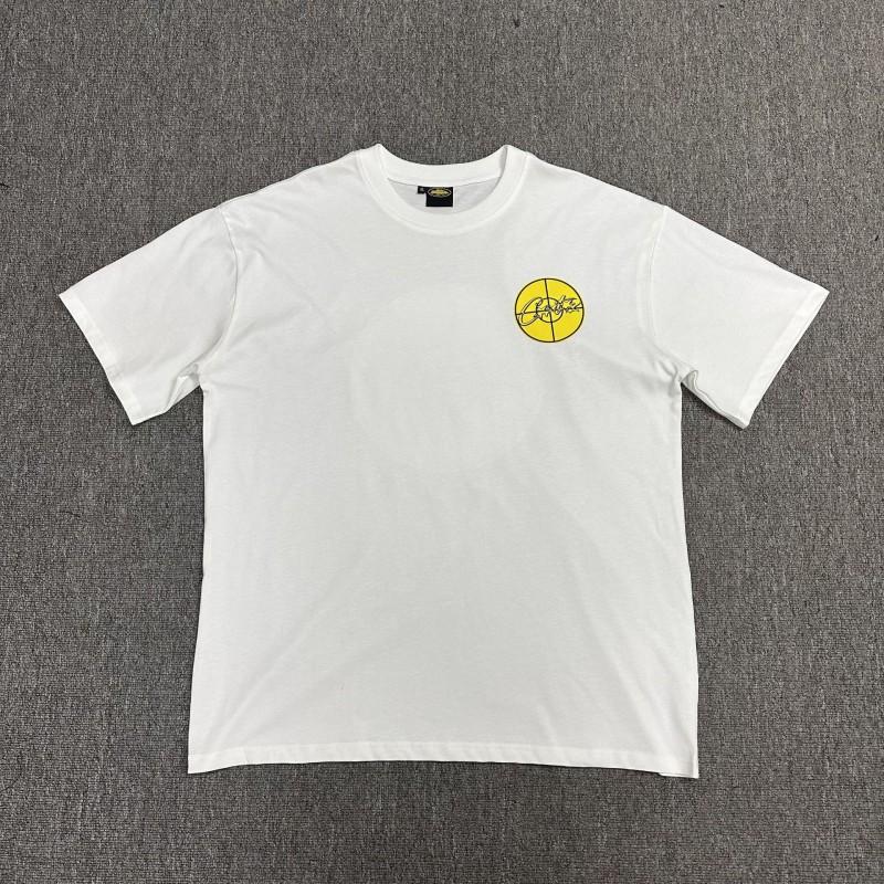 Corteiz Streetwear Baumwoll-T-Shirt Herren Lockerer Schnitt Rundhals Kurzarm Hip Hop Grafik-T-Shirt