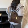 Yogodlns Neue Handtasche Damentasche Pendeln Arbeit Große Kapazität Achsel-Tragetasche Trendige Mode Retro Schultertasche