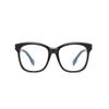 Huang Yimei's Round Acetate Glasses: Anti-Blue Light, Myopia-Friendly, Unisex Style for a Slimmer Face.